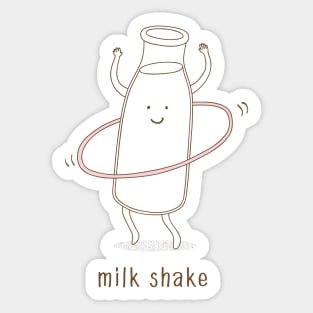 milk shake Sticker